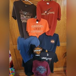 Bundle of Men's Harley Shirts
